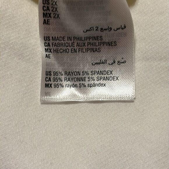 Women's JM Collection bright yellow three-quarter sleeve top NWT - Picture 7 of 7